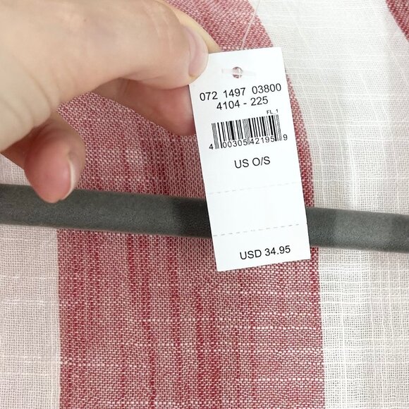 NWT Aerie Open Front Striped Tassel Kimono Coverup - Picture 6 of 6